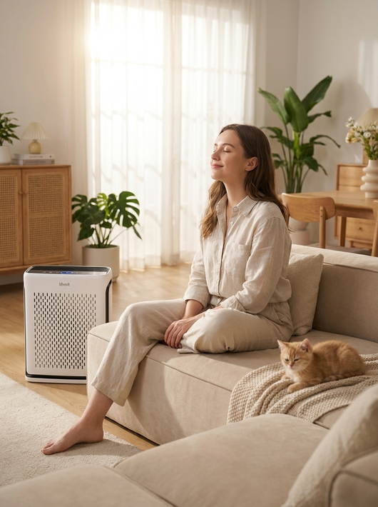 Smart HEPA Air Purifier – Pet Odors & Allergies