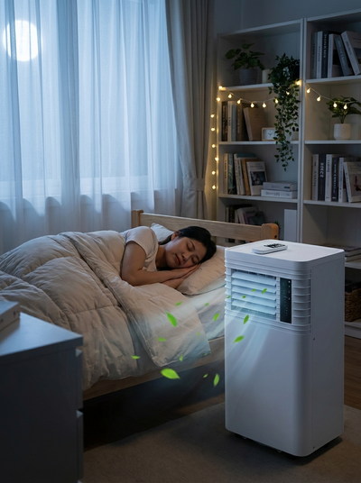 Climatiseur portable – 4 modes, télécommande